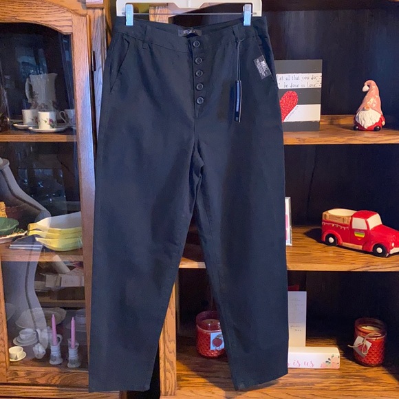 Stitch Star Buttonfly Ankle Pants - Picture 1 of 7